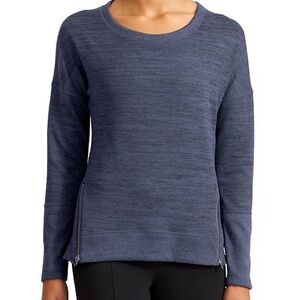 Athleta Blissful Sharkbite Pullover Sweatshirt